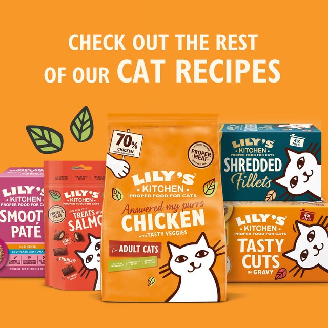 Lily's Kitchen chicken and cod pate kitten wet food 85g, UK version