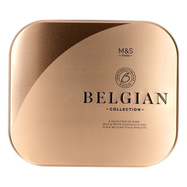 M&S Belgian biscuit collection 500g, imported from the UK