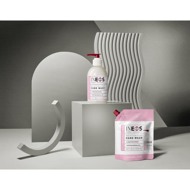 INEOS Moisturising Hand Wash Refill White Rose & Neroli 1L, UK version