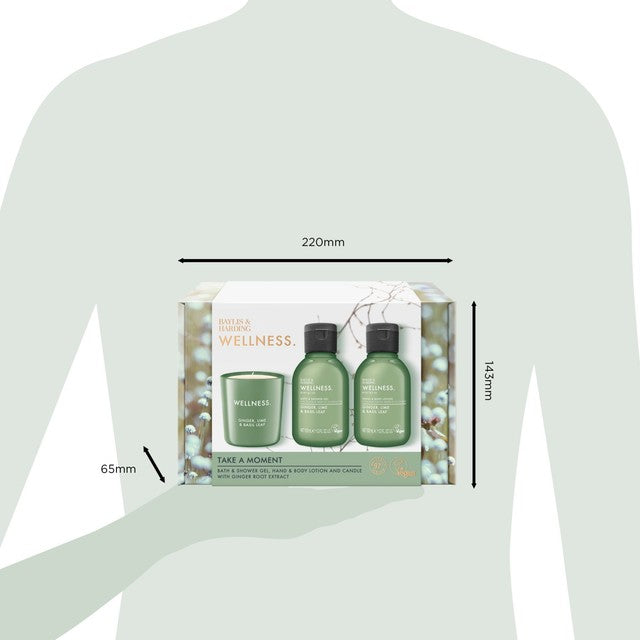 Baylis & Harding gift set ginger lime basil 100ml 60g - British product