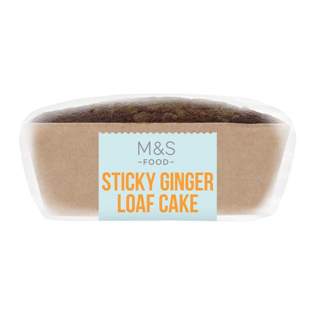 M&S Sticky Ginger Loaf 260 grams weight, imported from the UK