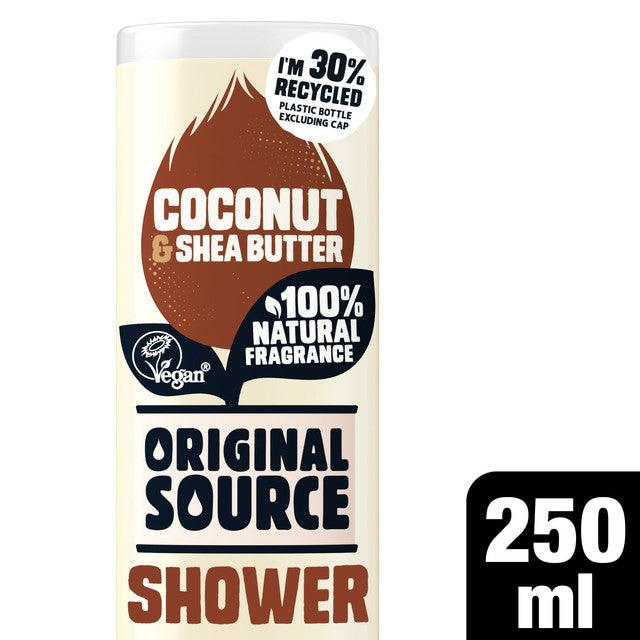 Original Source Coconut & Shea Butter Shower Gel 250ml, imported from the UK