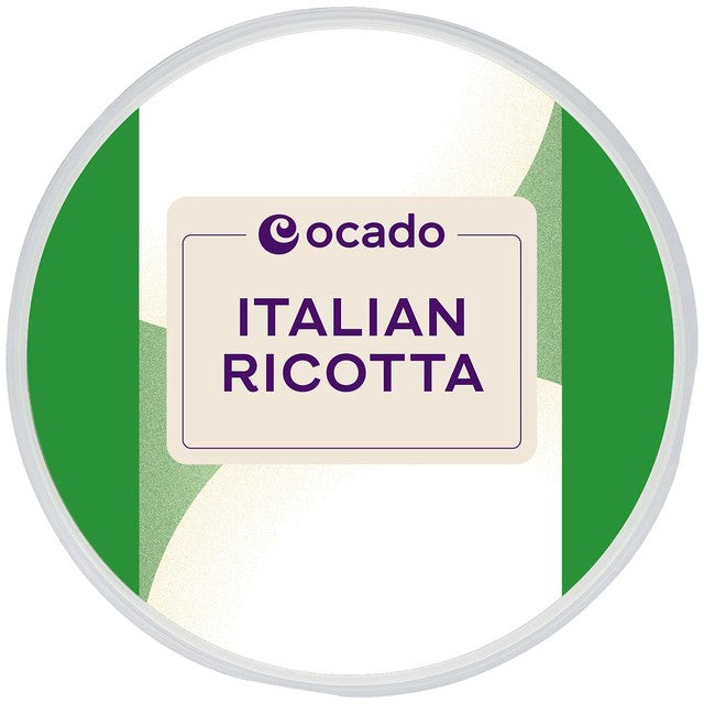 Ocado Italian Ricotta cheese 250g, imported from the UK