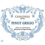 Casalinga Pinot Grigio Delle Venezie wine 75cl - British product