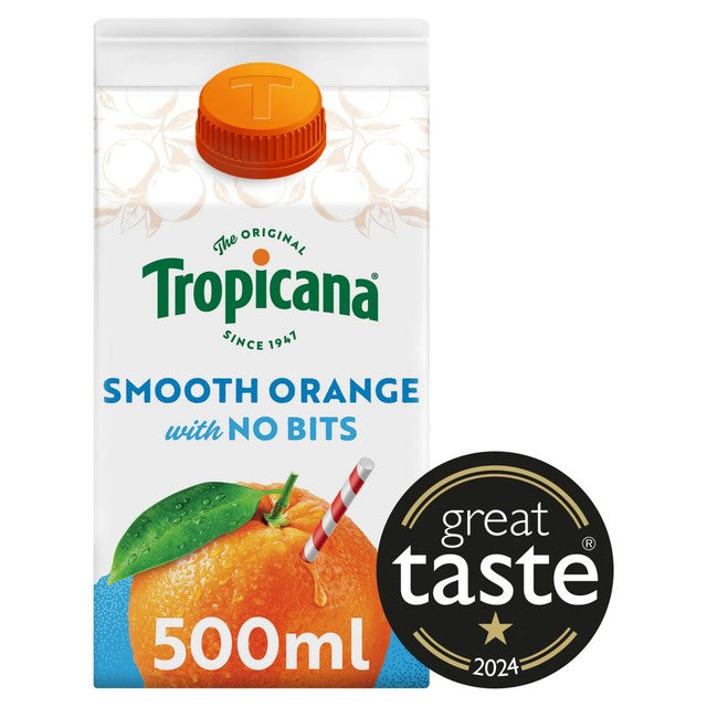 Tropicana Orange Smooth orange juice 500ml (British brand)