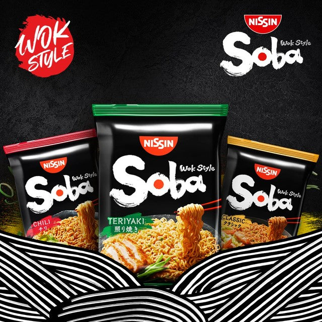 Nissin Soba Yakitori chicken instant noodles 110g, imported from the UK
