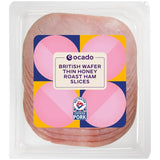 Ocado honey roast wafer thin ham 125g, imported from the UK