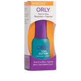Orly Top 2 Bottom Basecoat and Topcoat 18ml, imported from the UK
