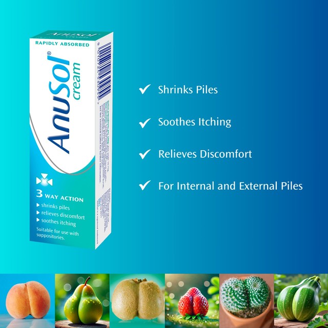 Anusol haemorrhoid treatment cream 23g - British product
