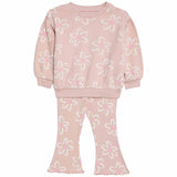 M&S floral baby outfit set pink 9-12 months, imported from the UK