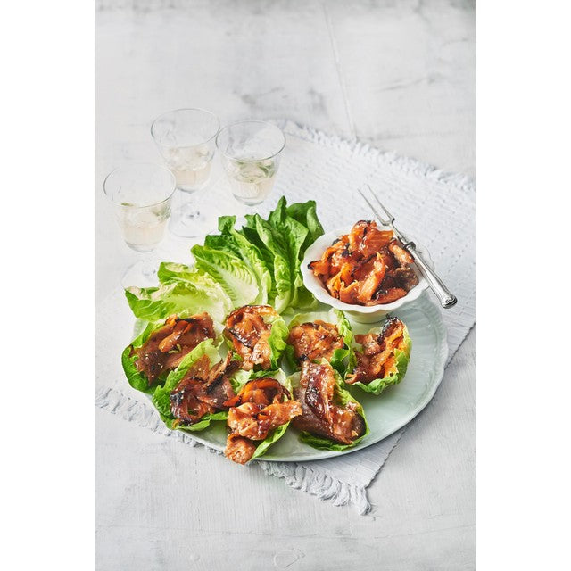 H. Forman & Son Sticky Maple & Sesame Hot-Smoked Salmon 200g, UK version