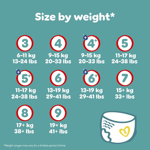 Pampers Baby-Dry nappy pants size 4, imported from the UK