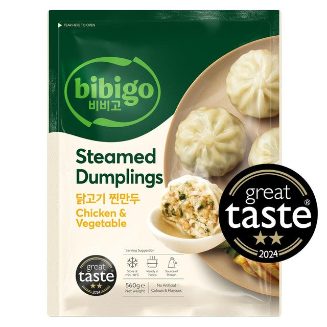 bibigo chicken soup dumplings 560g - British product