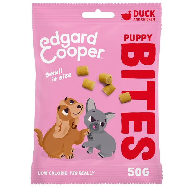 Edgard & Cooper puppy dog treats duck and chicken 50g - British product