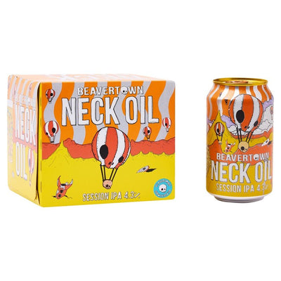 Beavertown Neck Oil Session IPA 4.3% Beer 4 x 330ml