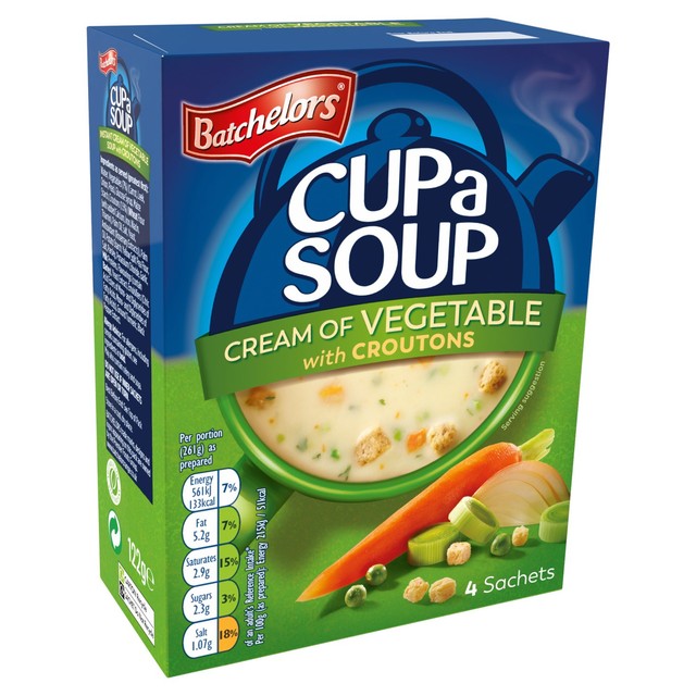 Batchelors Cream of Vegetable instant soup 122g - British product