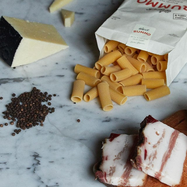 Rummo Rigatoni Pasta No.50 500g, imported from the UK