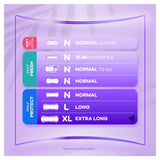 Always Dailies Long Plus panty liners 24 pack - British product