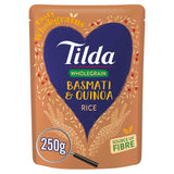 Tilda steamed wholegrain basmati quinoa rice 250g (British brand)