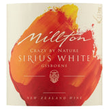 Millton Organic White Wine Sirius 75cl, imported from the UK