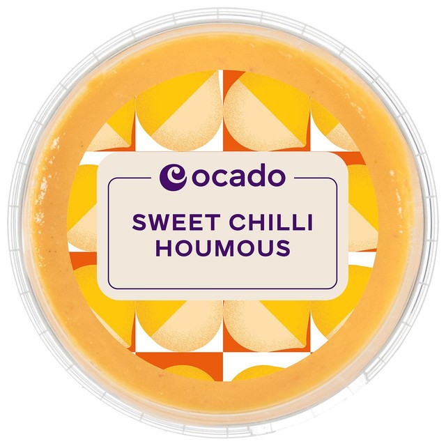 Ocado Sweet Chilli Houmous 200g, imported from the UK