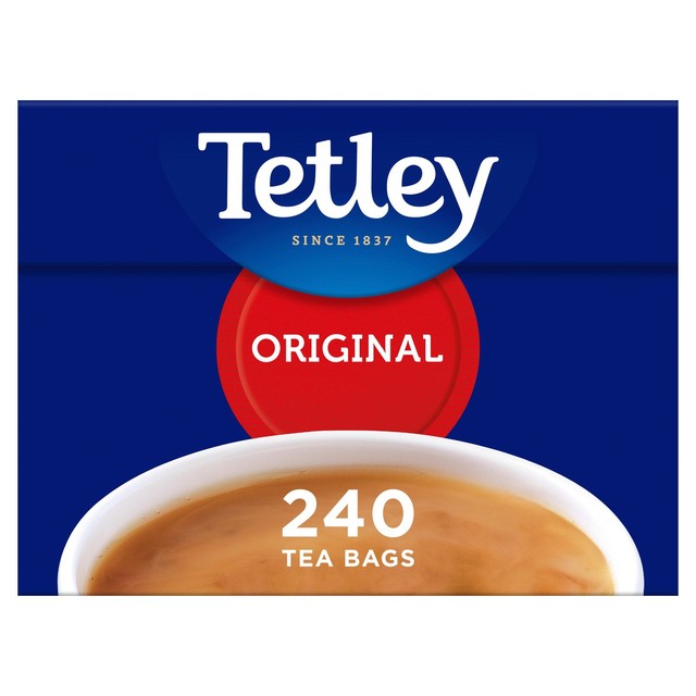 Tetley black tea bags 240 per pack (British brand)