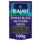 Rajah Spices black mustard seeds 100g, imported from the UK