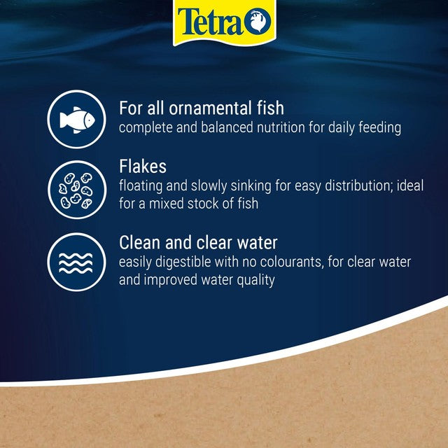 Tetra tropical fish food flakes 52g (British brand)
