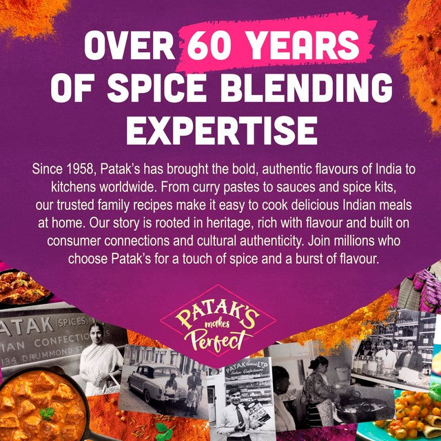 Patak's Madras curry paste 2 x 70g, imported from the UK