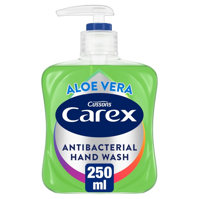 Carex Aloe Vera antibacterial hand wash 250ml - British product