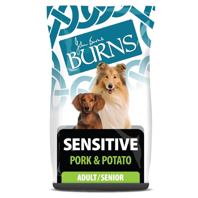 Burns Sensitive Adult Pork & Potato Dry Dog Food 2kg - British product