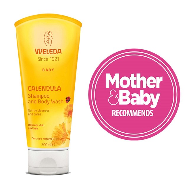 Weleda Calendula baby shampoo and body wash 200ml (British brand)