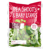 Steve's Leaves pea shoots and baby leaves mix 60g (British brand)
