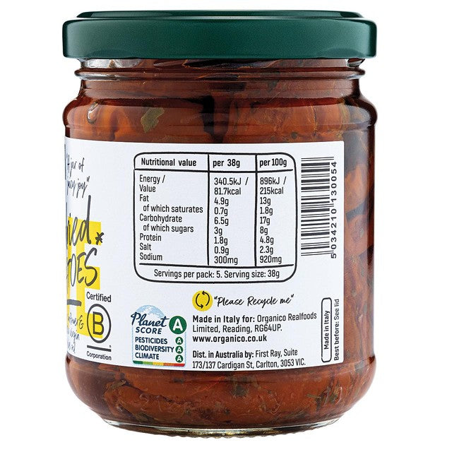 Realfoods Organic Sundried Tomatoes in Oil