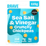 Brave roasted chickpeas Salt & Vinegar 115g - British product