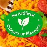Ben's Original Paella ready meal with chorizo and vegetables 250g - British product