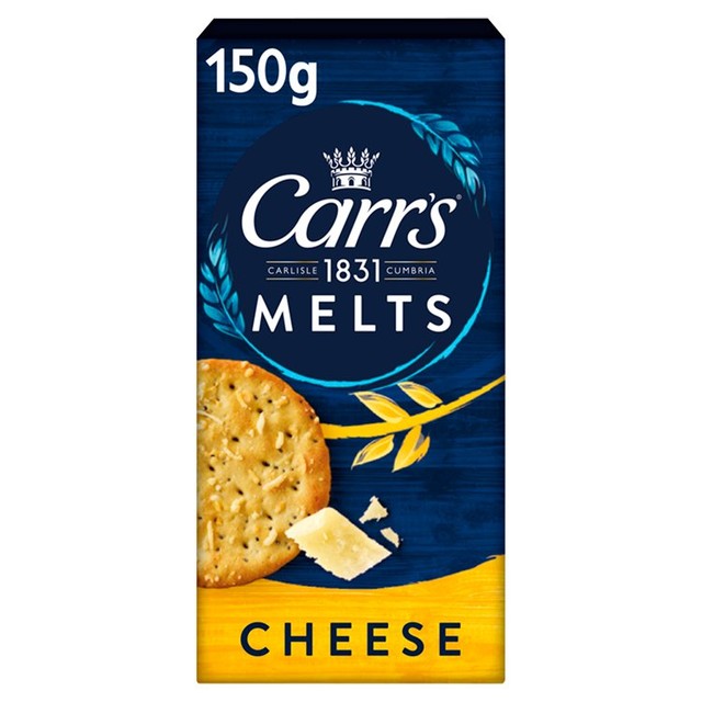 Carr's Melts Cheese Crackers 150g - British product