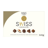 M&S Swiss chocolate assortment pralines 145g, imported from the UK