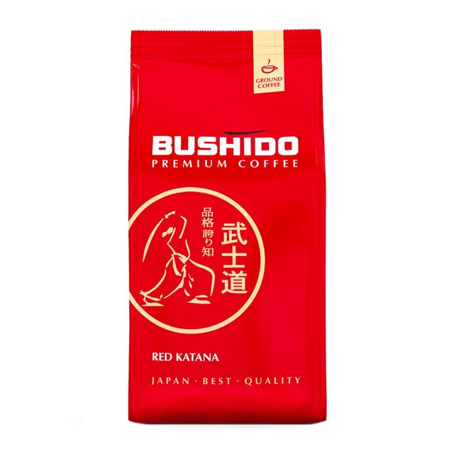 Bushido Red Katana ground coffee 227g - British product