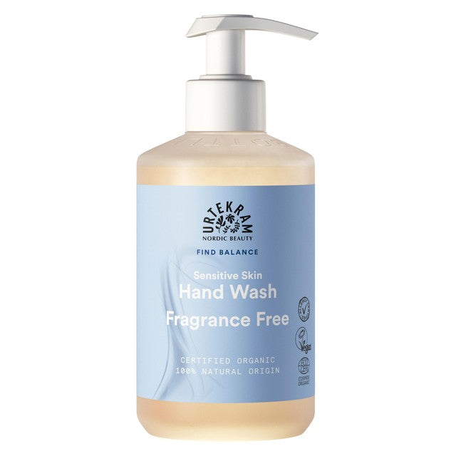 Urtekram organic fragrance-free hand wash for sensitive skin 300ml (British brand)