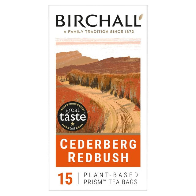 Birchall Cederberg Redbush rooibos tea bags 15 count - British product