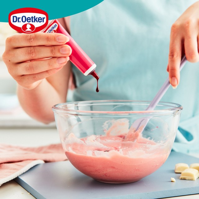 Dr. Oetker pink food colouring gel 15g - British product