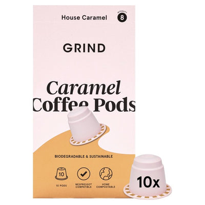 Grind Caramel Coffee Pods 10 Pack