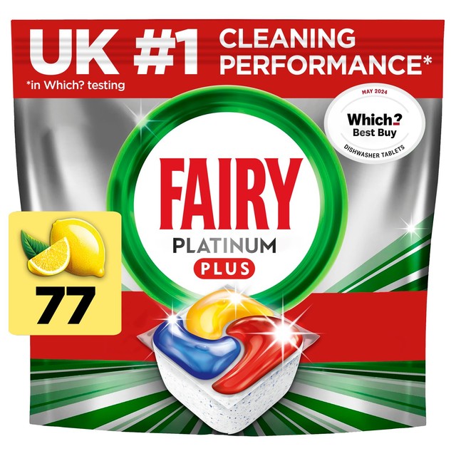Fairy Lemon dishwasher tablets - British product