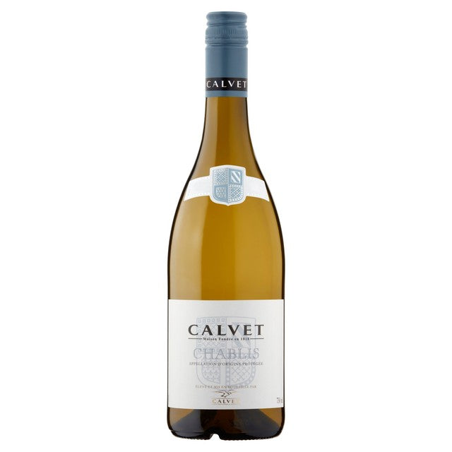 Calvet Chablis white wine 75cl - British product
