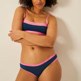 Stripe & Stare knickers Midnight Neon XS - British product