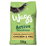 Wagg dry dog food chicken and veg 12kg (British brand)