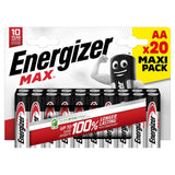 Energizer AA alkaline batteries 20-pack - British product