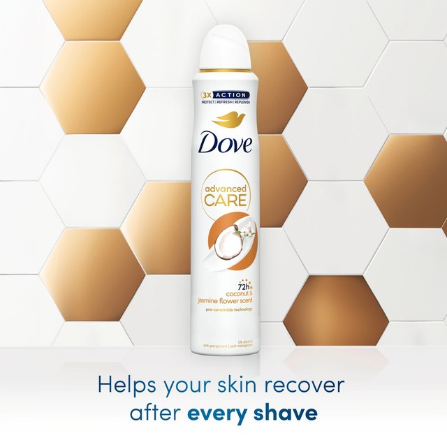 Dove anti-perspirant deodorant spray Coconut & Jasmine 200ml - British product