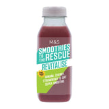 M&S Revitalise Super Smoothie Banana Cherry Strawberry and Oat 350ml, imported from the UK